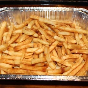 French Fry Catering tray with homemade seasoning